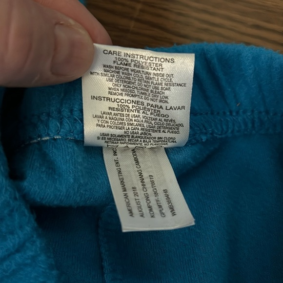 Marvel Advengers Infinity War 2 piece Blue Pajama Set Fleece Ironman Antman 6/7 - Picture 15 of 16